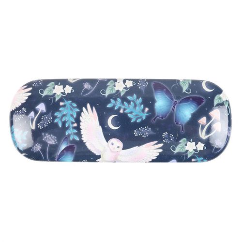 Night Flight Owl Print Glasses Case image 2