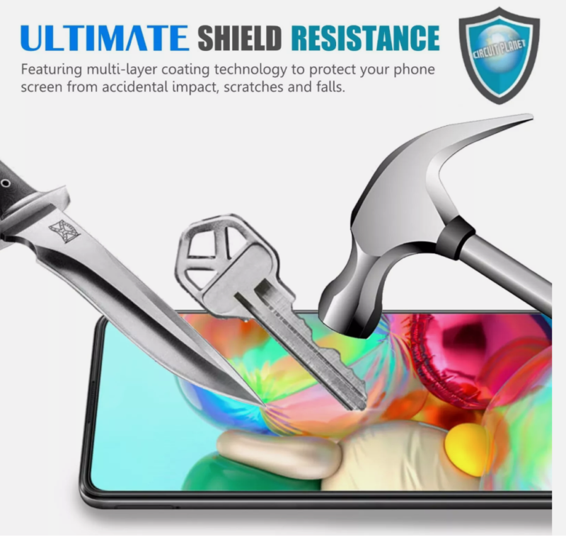 2X Tempered Glass Screen Protector For Samsung A15 / A24 / A25 image 2
