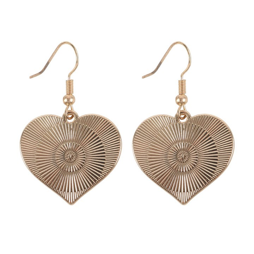 Checkerboard Heart Earrings - Image 5