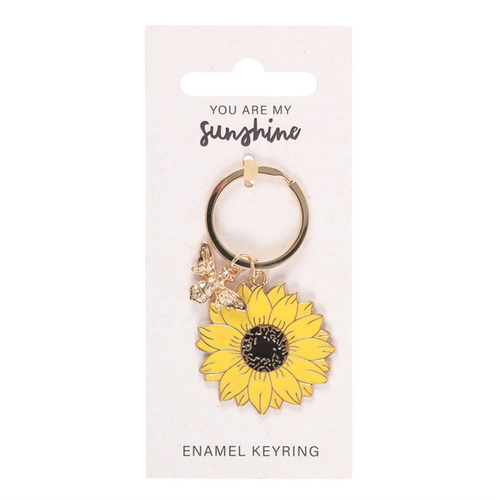 You Are My Sunshine Sunflower Keyring - Image 4