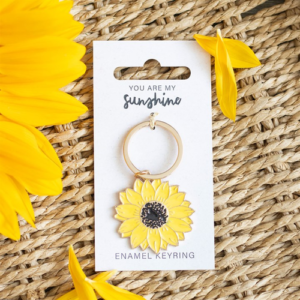 Sunflower Keyring