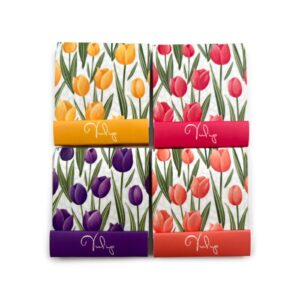 Nail File Matchbook - Tulips