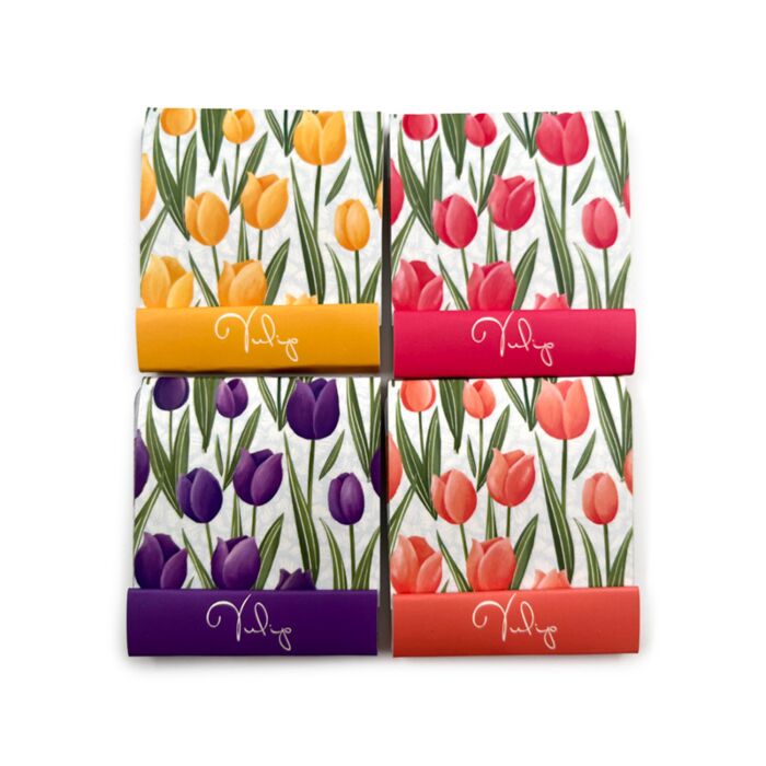 Nail File Matchbook - Tulips