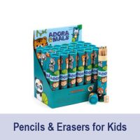 Pencils & Erasers for Kids